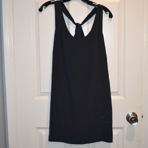J Crew Twist Back Dress - Navy
